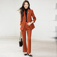 Women's Long-Sleeve Blazer With Collar
