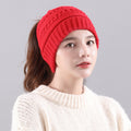 Winter New Warm Empty Top Knitted Woolen Hat