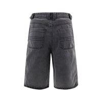 Men's Distressed Washed American Street Retro Loose Shorts