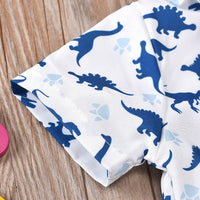Baby Boy Summer New Short Sleeved Kazakhstan Shorts Suit Boy European And American Gentleman Dress