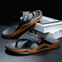 Men's Wear-resistant Casual Outdoor Wear Slippers For Summer Soft Back Thick Back Fashion Flip-flop