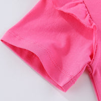 Embroidered Pattern Kids' Short-Sleeve T-Shirt