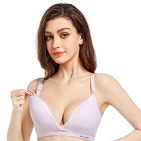 Cross Nursing Bra Without Steel Ring Double Buckle Pregnant Women