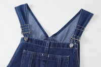 Denim Overalls Women Spring And Autumn Korean Style Loose Design Straight-leg Jumpsuit