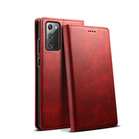 Calfskin Simple Mobile Phone Holster With Adsorption Stand