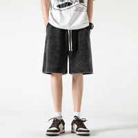 Fashionable Loose All-match Trendy Straight Retro Cropped Men's Pants