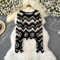 New Loose Slimming Short Long Sleeve Top Trendy