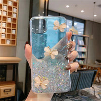 Butterfly Glitter Epoxy Phone Transparent Soft Shell Can Be Customized