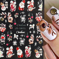 5D Nail Art Sticker Christmas Relief