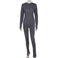 Tight Denim Jumpsuit For Women