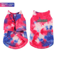 Tie Dye Puppy Clothes Autumn And Winter