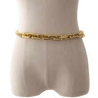 Retro Geometric Tassel Portrait Body Chain Female