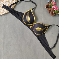 Angel Wings Beaded Breastwear Short Women