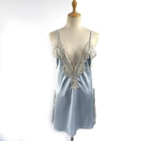 Women's Sexy Deep V Lace Suspender Nightdress