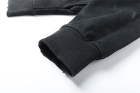 Solid Color Blank Hooded Sweater For Men