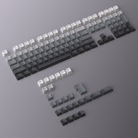 Polar Day Gradient Engraved Luminous Machinery Key Cap