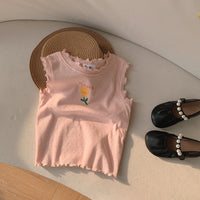Cartoon Cutout T-shirt Baby Wide Print