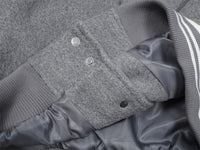 Spring And Autumn Color Stitching Stand-collar Badge Embroidered Casual Coat
