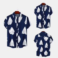Digital 3D Printing Men's Loose Short Shirt