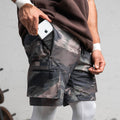Men's Sports And Leisure Running Workout Light Board Loose Pockets Quick-drying Shorts