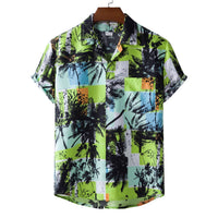 Printed Short-sleeved Shirt For Men