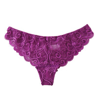 Women's Lace See-through Mesh Jacquard Underwear