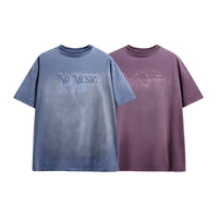 Men's Spring And Summer New Dyed Three-dimensional Printed T-shirt