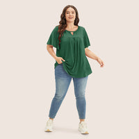 Simple And Casual Short-sleeved Summer Loose And Versatile Top