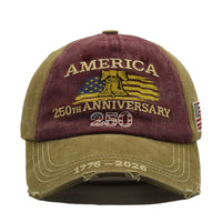 Embroidery 250th Anniversary Commemorative Hat Baseball Cap