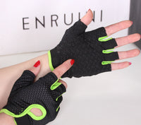 Outdoor Half Finger Gloves Men's Fitness Mesh Breathable Outdoor Cycling Sports