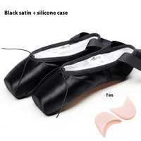 Solid Color Simple Hard Bottom Strap Ballet Shoes