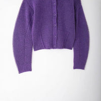 Single-breasted Knitted Cardigan Coat For Women