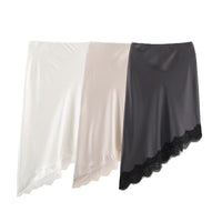 Elegant Silk-textured Skirt For Women