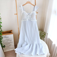 Solid Color Slip Nightdress Women's Casual Cool