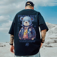 Men's American-style Trendy Loose Plus-size Pure Cotton Short-sleeve Shirt