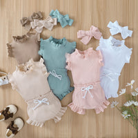 Solid Color Set Three-piece Set Candy Color Multicolor