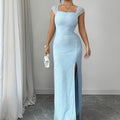 Elegant Slim-fit Long Dress For Women