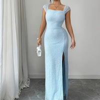 Elegant Slim-fit Long Dress For Women