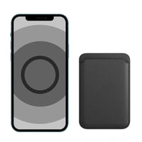 Special Animated Magnetic Card Bag Real Leather