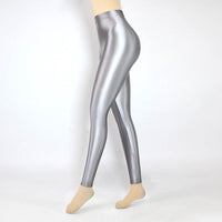 High Waist Women's Outer Wear High Elastic Cropped Leggings Yoga Exercise