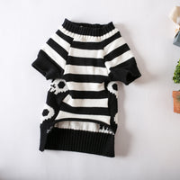 Pet Cat Sweater Halloween Skull Knitted Yarn