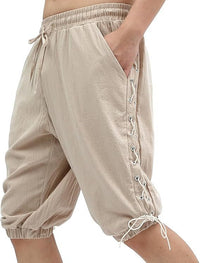 Men's Fashion Individual Casual Strap Skinny Pants