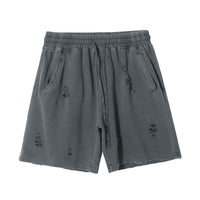 High Street Ins Washed And Worn Dyed Straight Shorts