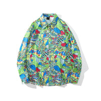 Men's Loose Trendy Retro Long Sleeve Shirt