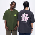 Fashion Loose Cool Printed Short Sleeve Men
