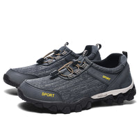 Outdoor Men's Hiking Shoes Waterproof Canvas Casual