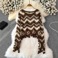 New Loose Slimming Short Long Sleeve Top Trendy