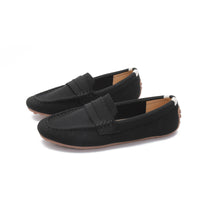 Gommino Women's Round Head Flying Woven Pumps