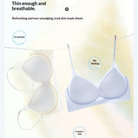 W-shaped Jelly Gel Soft Support Cool-Feel Bra