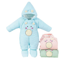 Newborn Baby Down One-piece Cotton Clothes